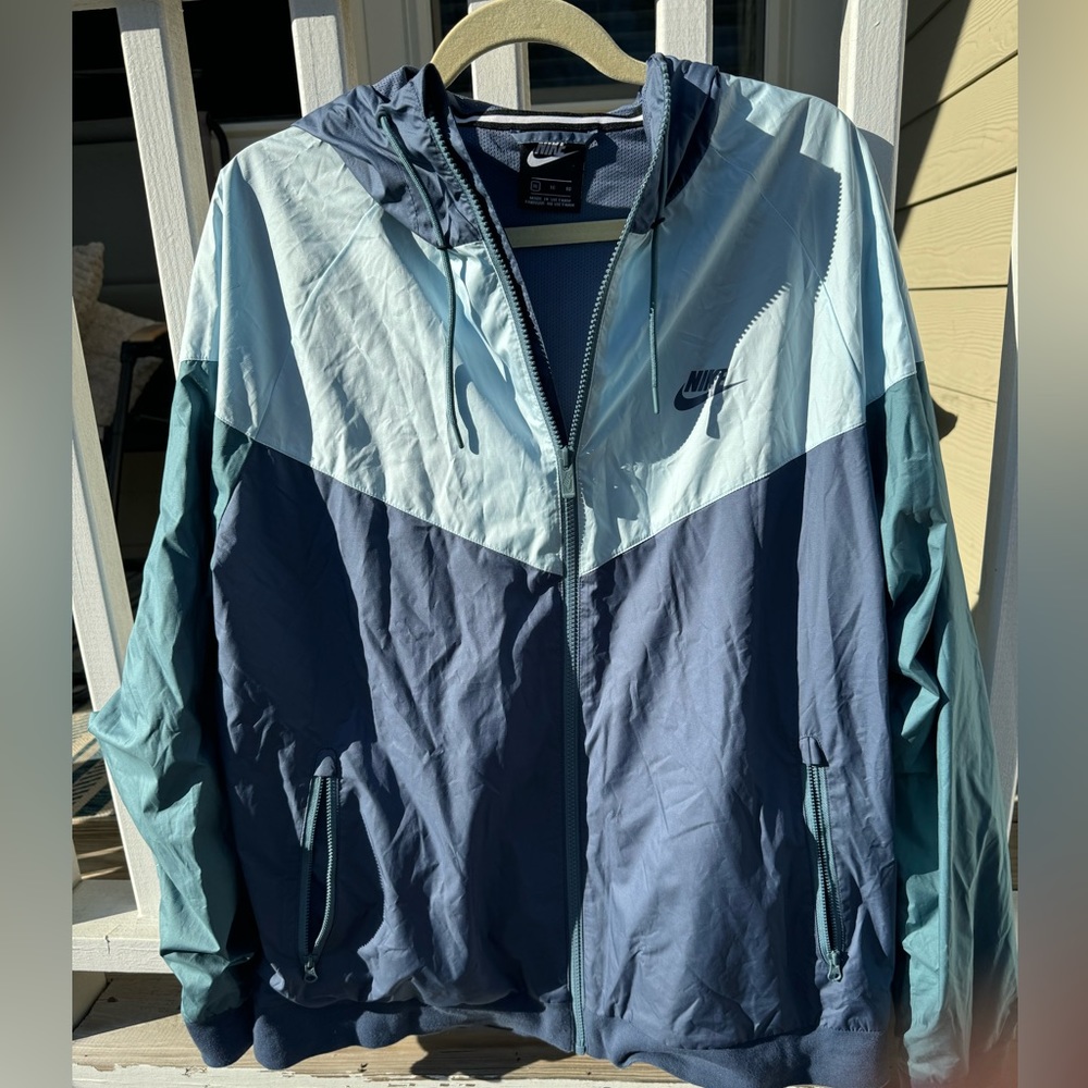 Nike Blue & Teal Windbreaker